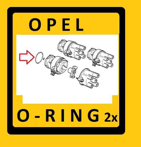C12NZ O-Ring Zündverteiler (2 Stück)